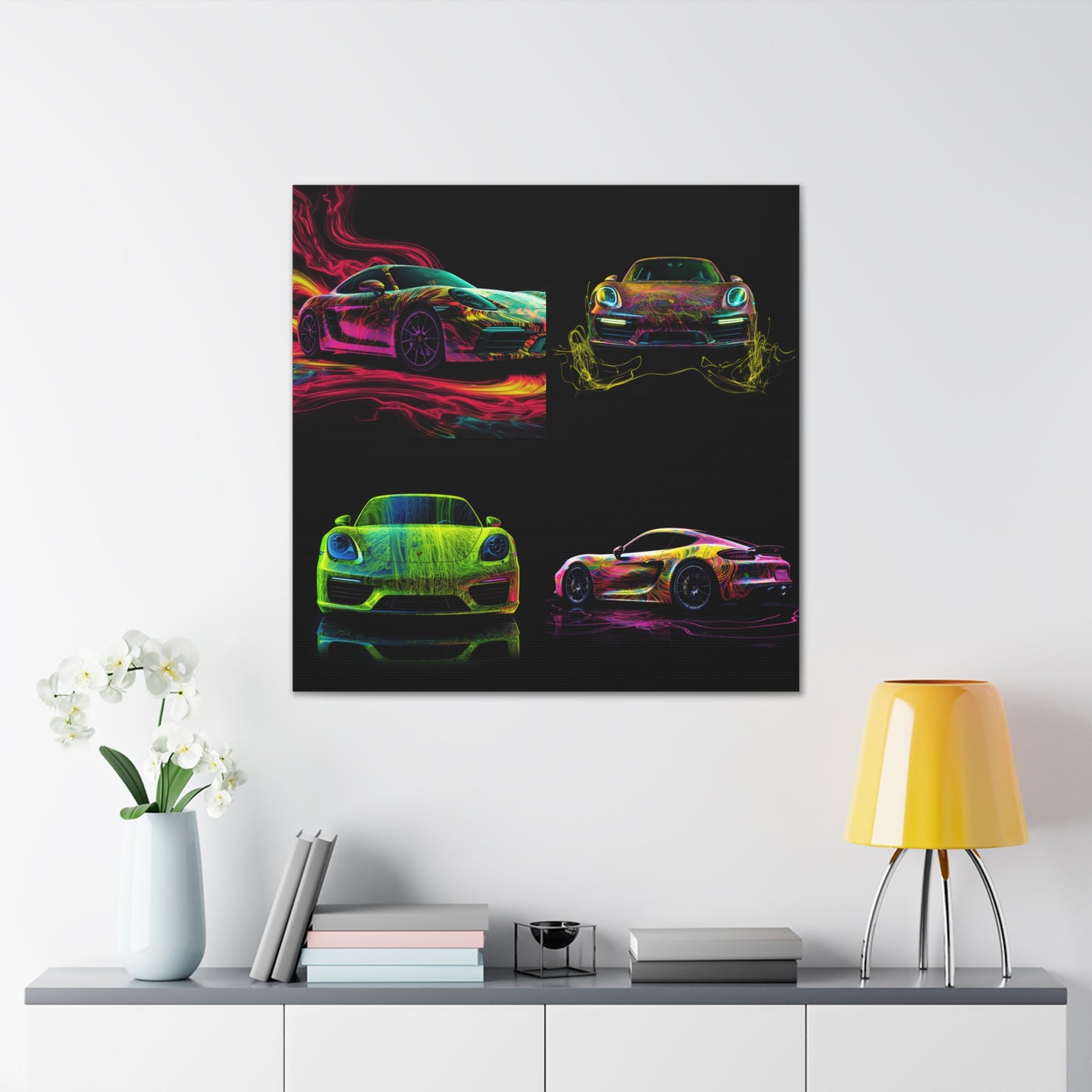 Canvas Gallery Wraps Porsche Flair 4 pack