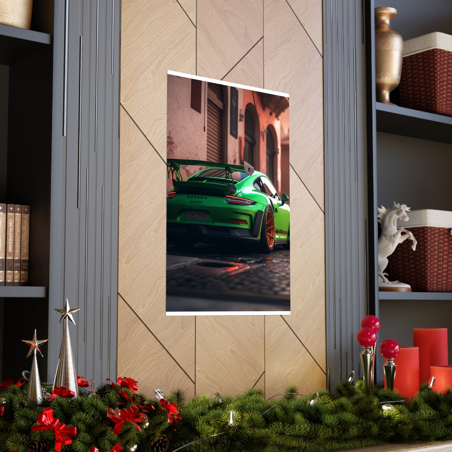 Premium Matte Vertical Posters porsche 911 gt3 1