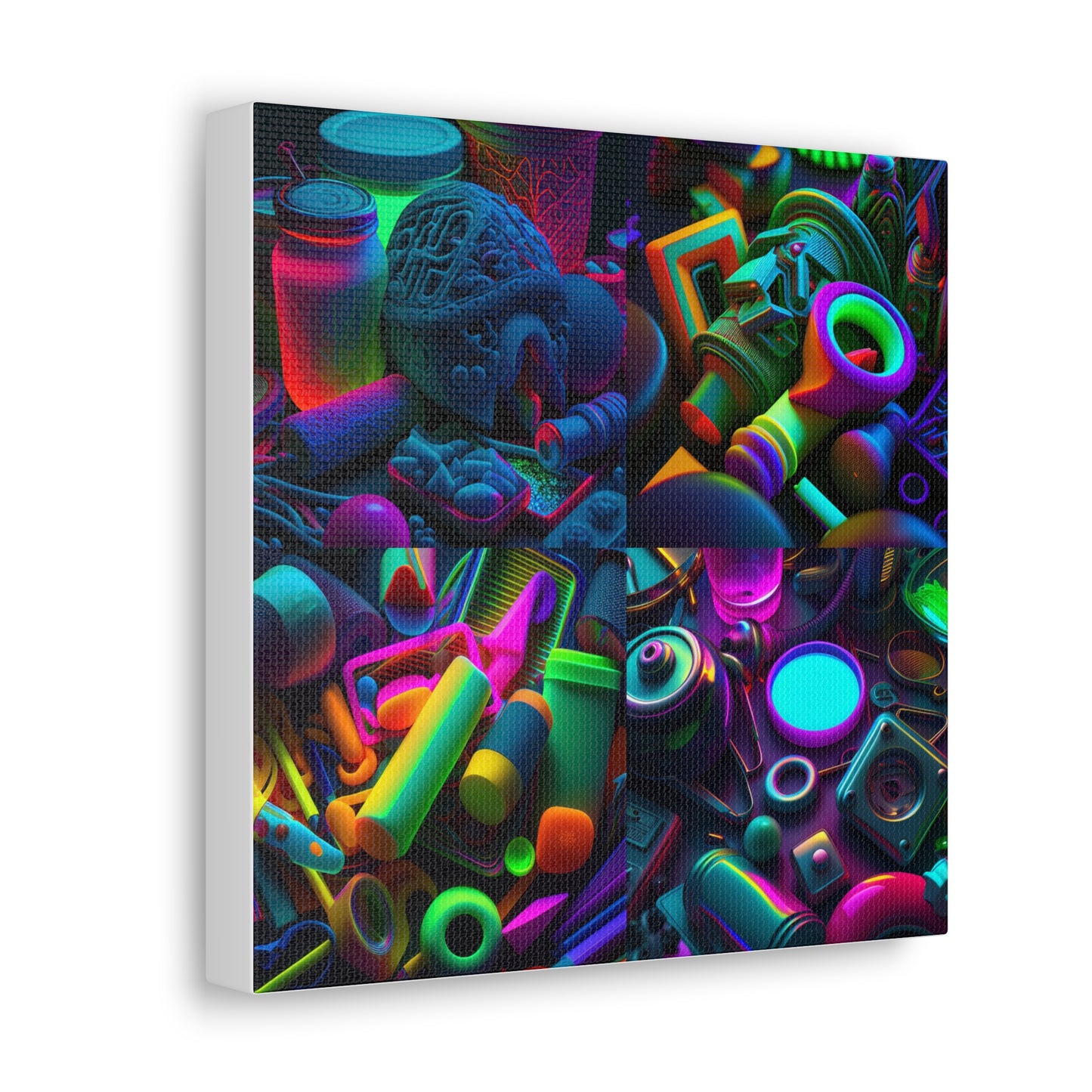 Canvas Gallery Wraps Neon Glow