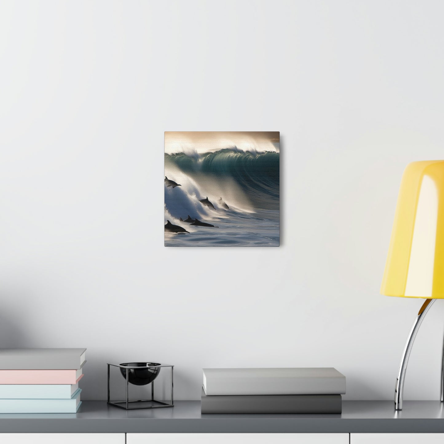 Canvas Gallery Wraps Dolphin Wave 2