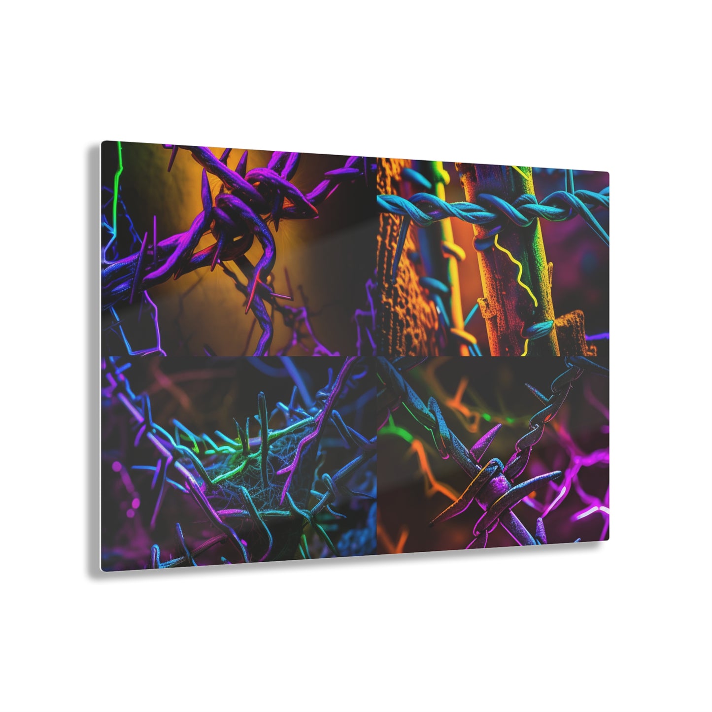 Acrylic Prints Macro Neon Barb