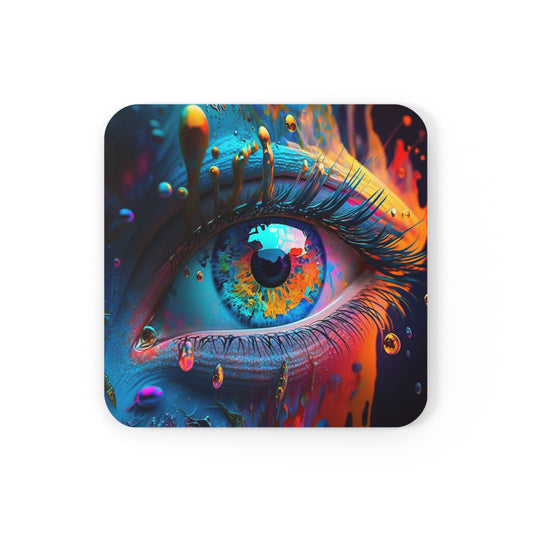 Cork Back Coaster Macro Eye Photo 1