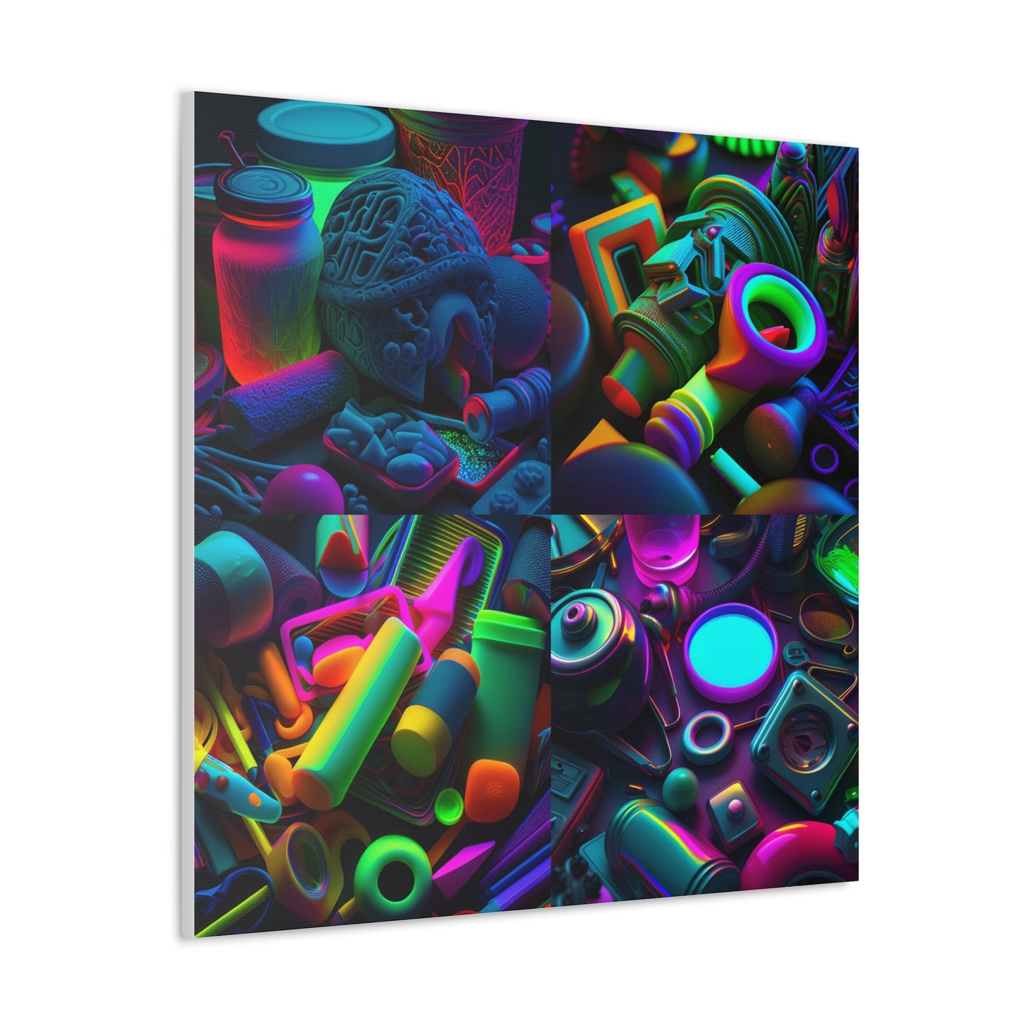 Canvas Gallery Wraps Neon Glow