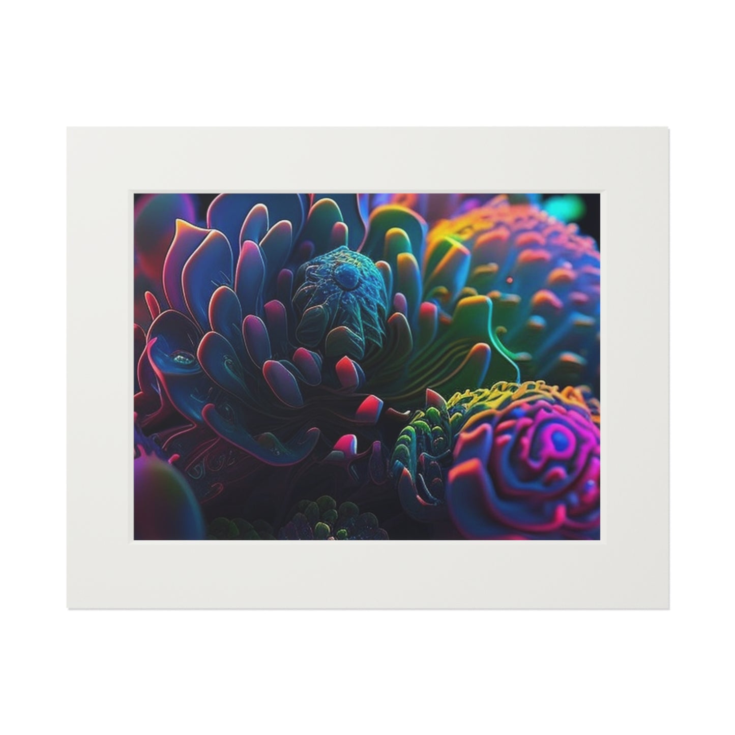 Fine Art Prints (Passepartout Paper Frame) Ocean Life Macro 4