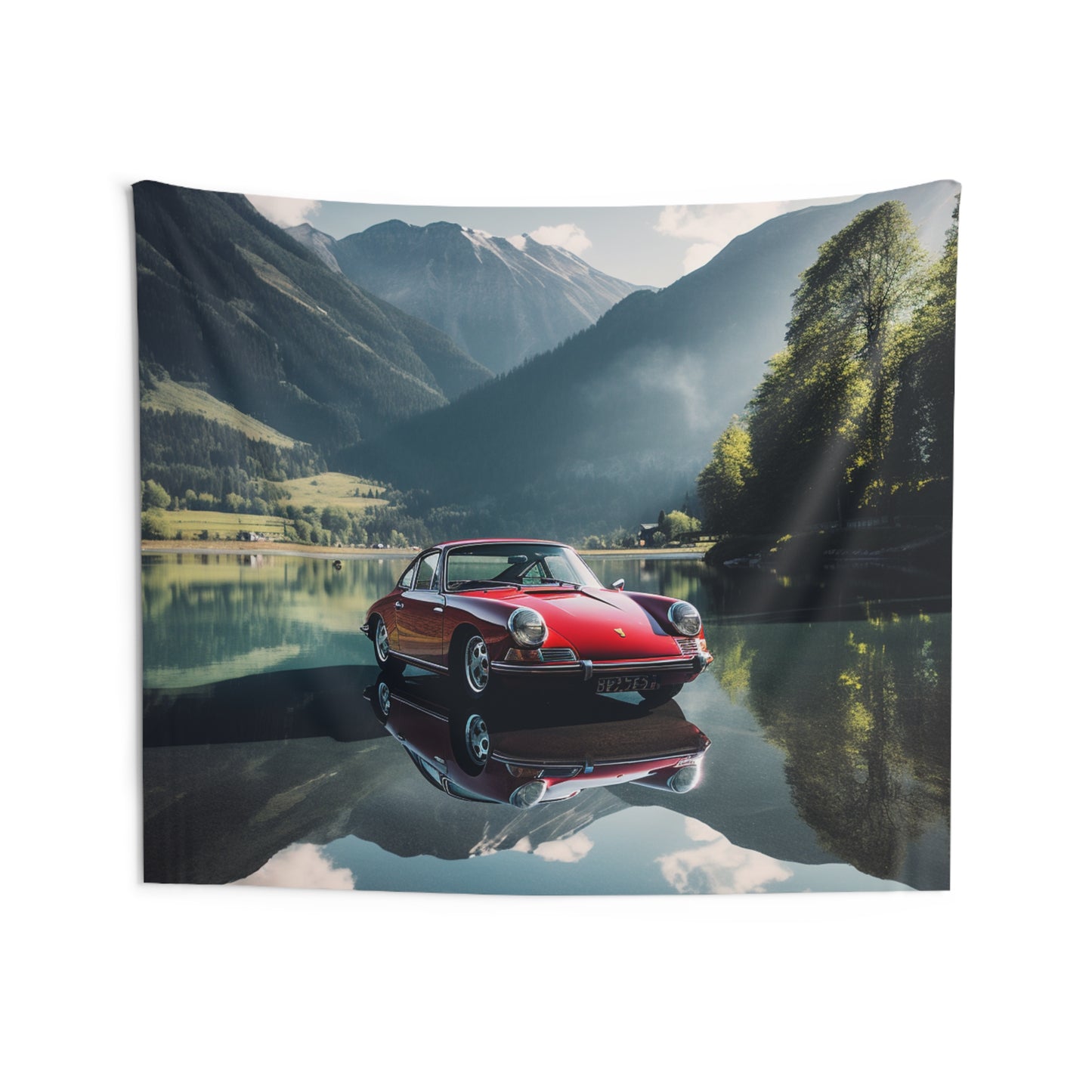 Indoor Wall Tapestries Porsche Lake 3