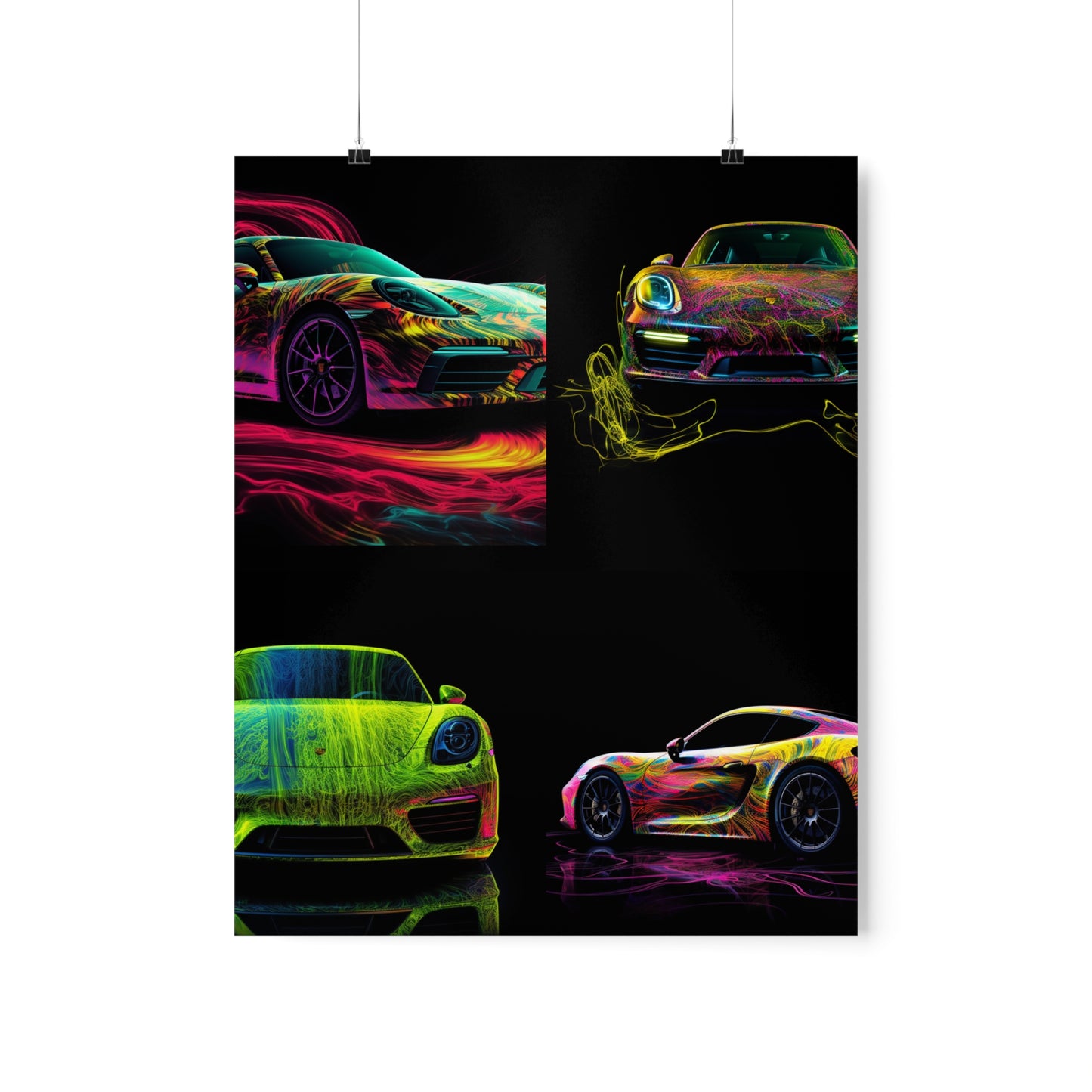 Premium Matte Vertical Posters Porsche Flair 5