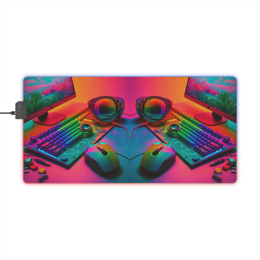 LED Gaming Mouse Pad PC Gaming Mouse 1