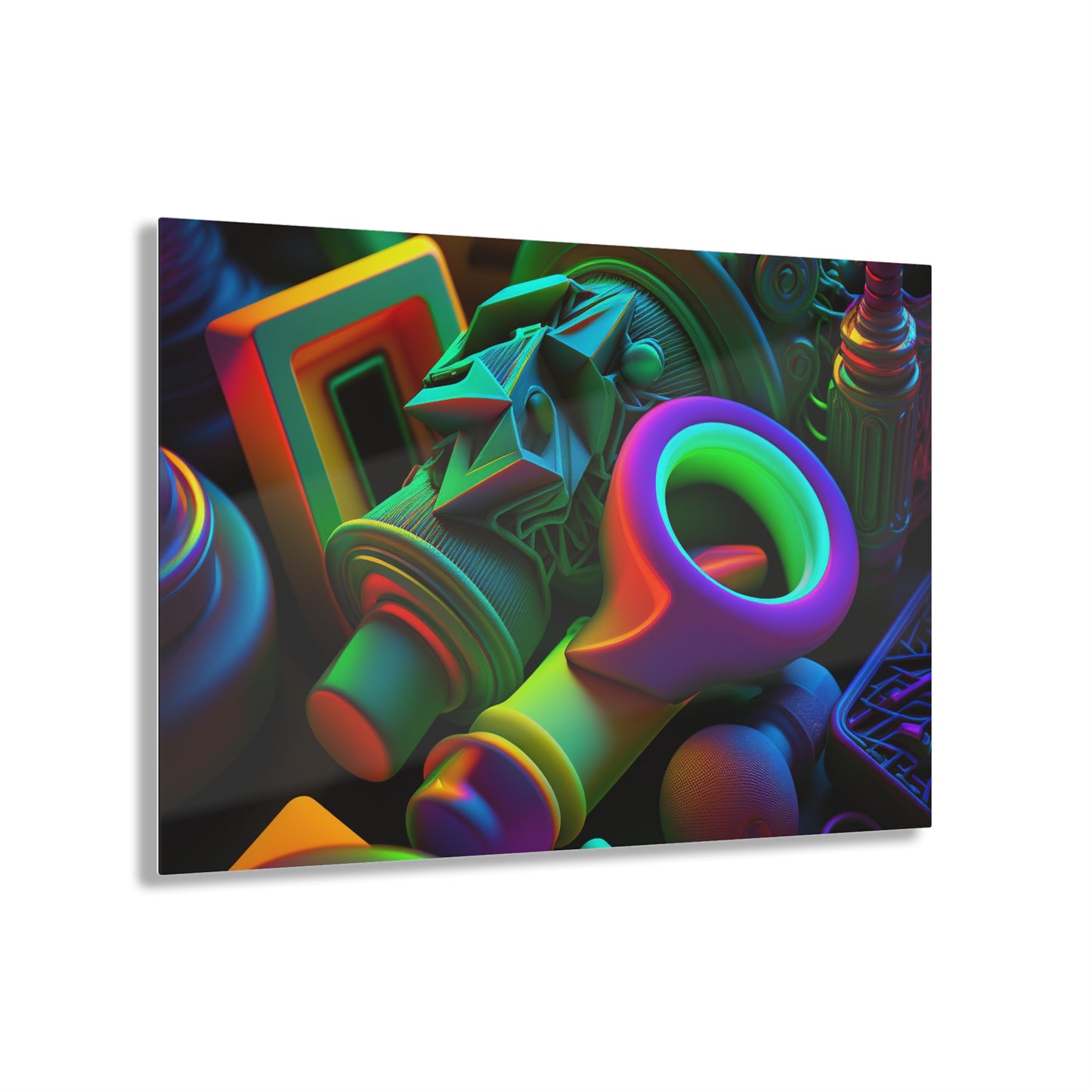 Acrylic Prints Neon Glow 2