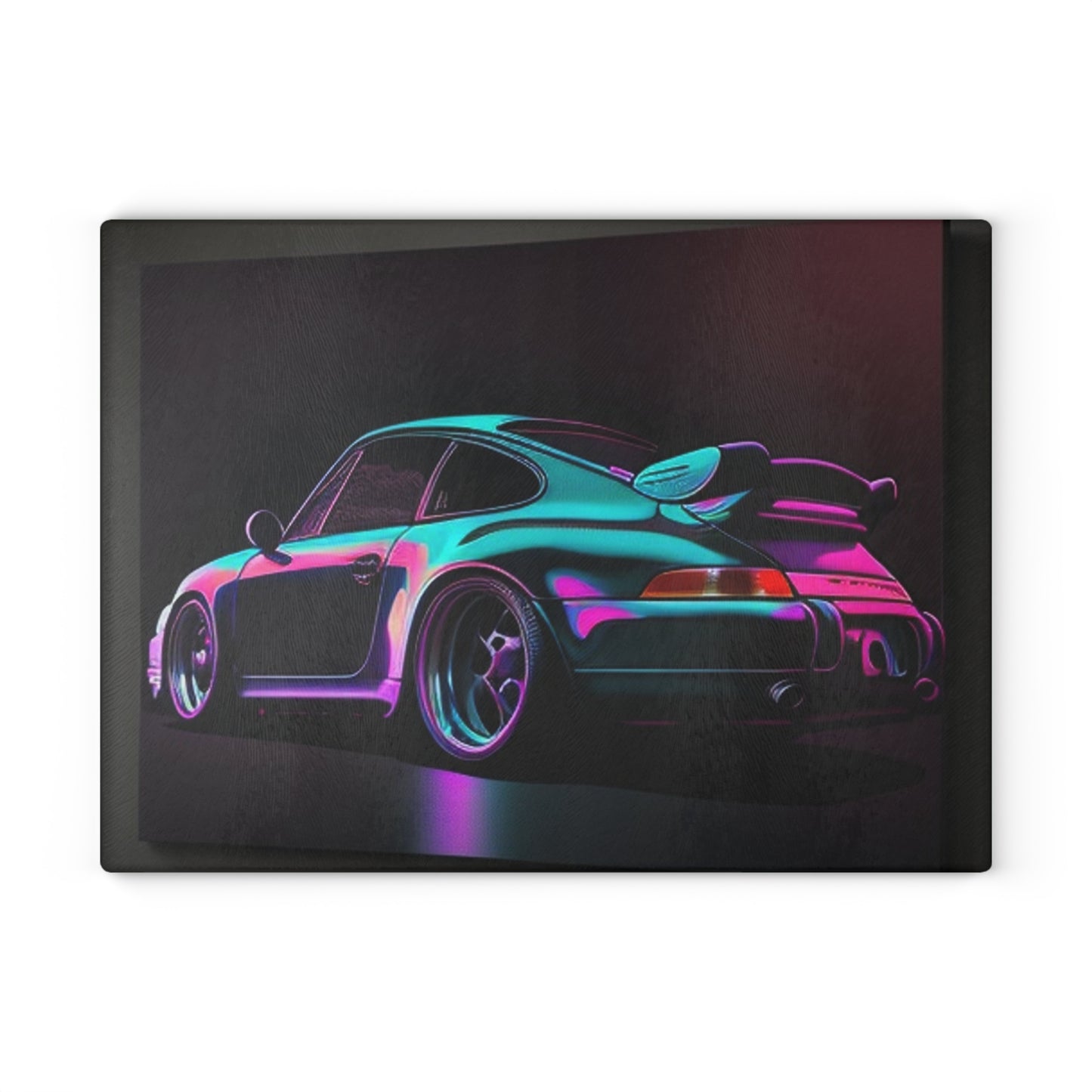 Glass Cutting Board Porsche Purple 1