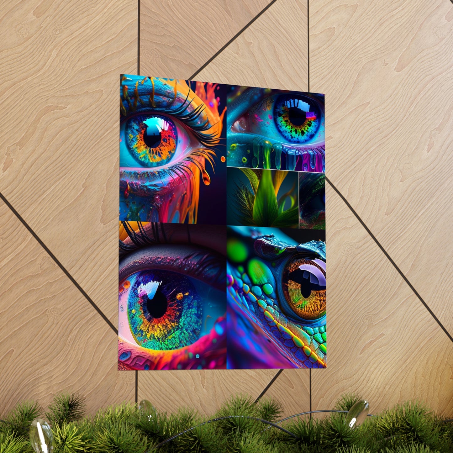 Premium Matte Vertical Posters Macro Eye Photo 5