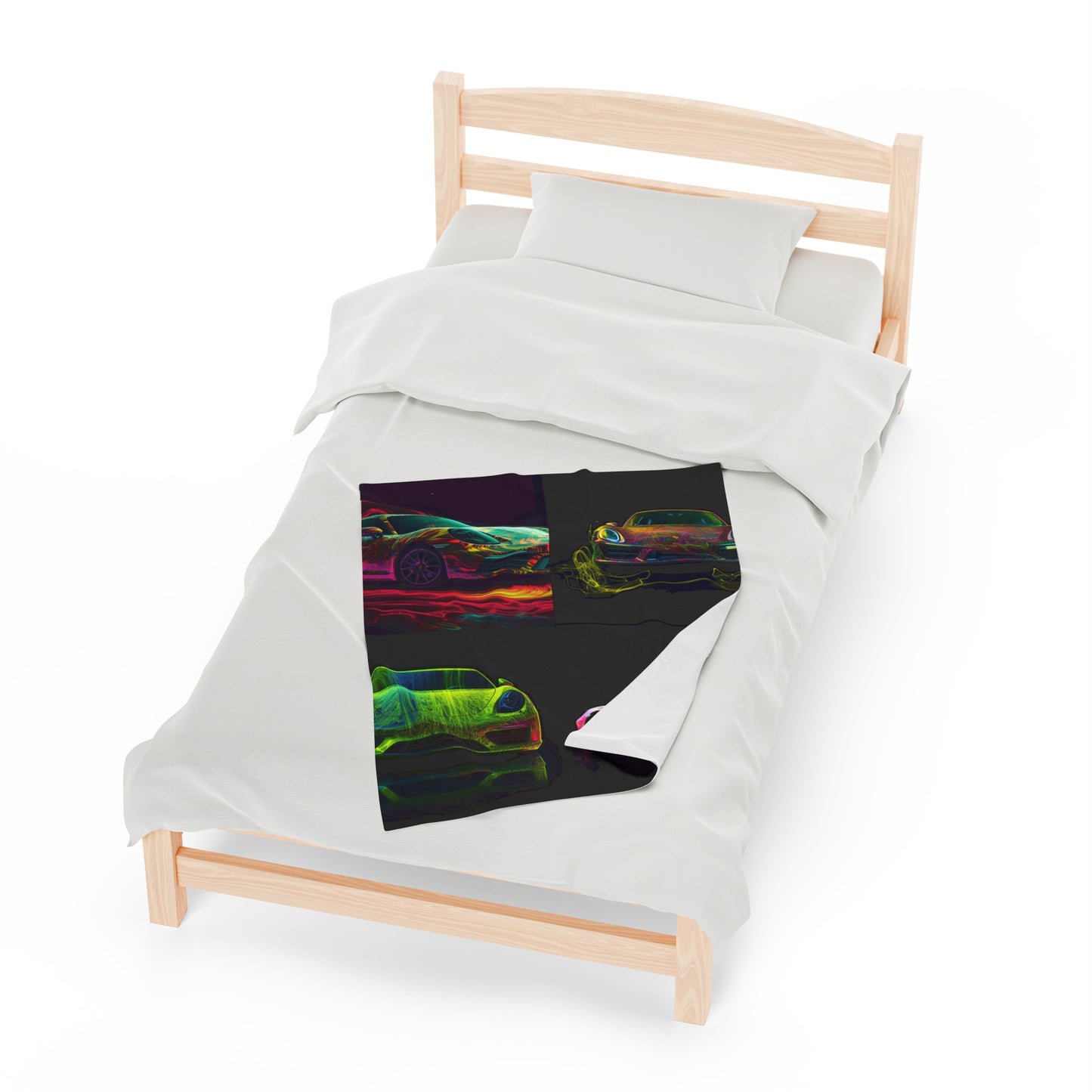 Velveteen Plush Blanket Porsche Flair 5