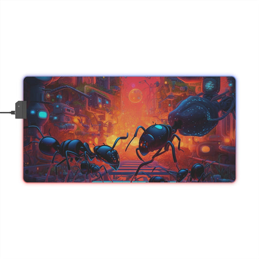 LED Gaming Mouse Pad Ants Home 2