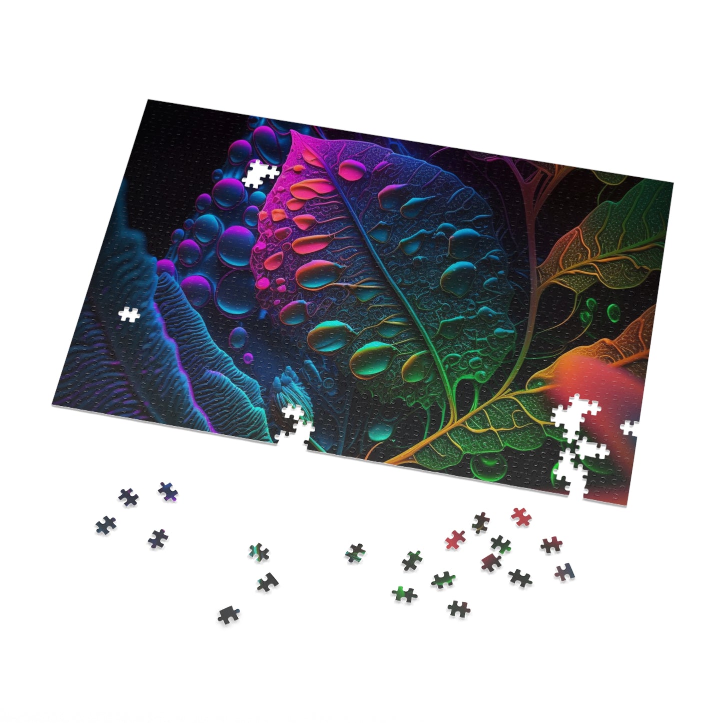 Jigsaw Puzzle (30, 110, 252, 500,1000-Piece) Macro Reef Florescent 4