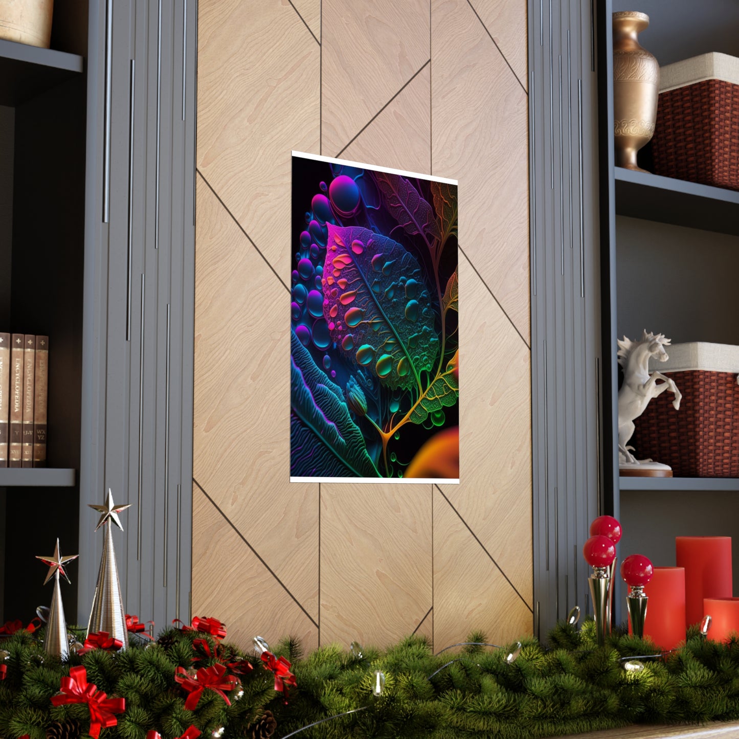 Premium Matte Vertical Posters Macro Reef Florescent 4