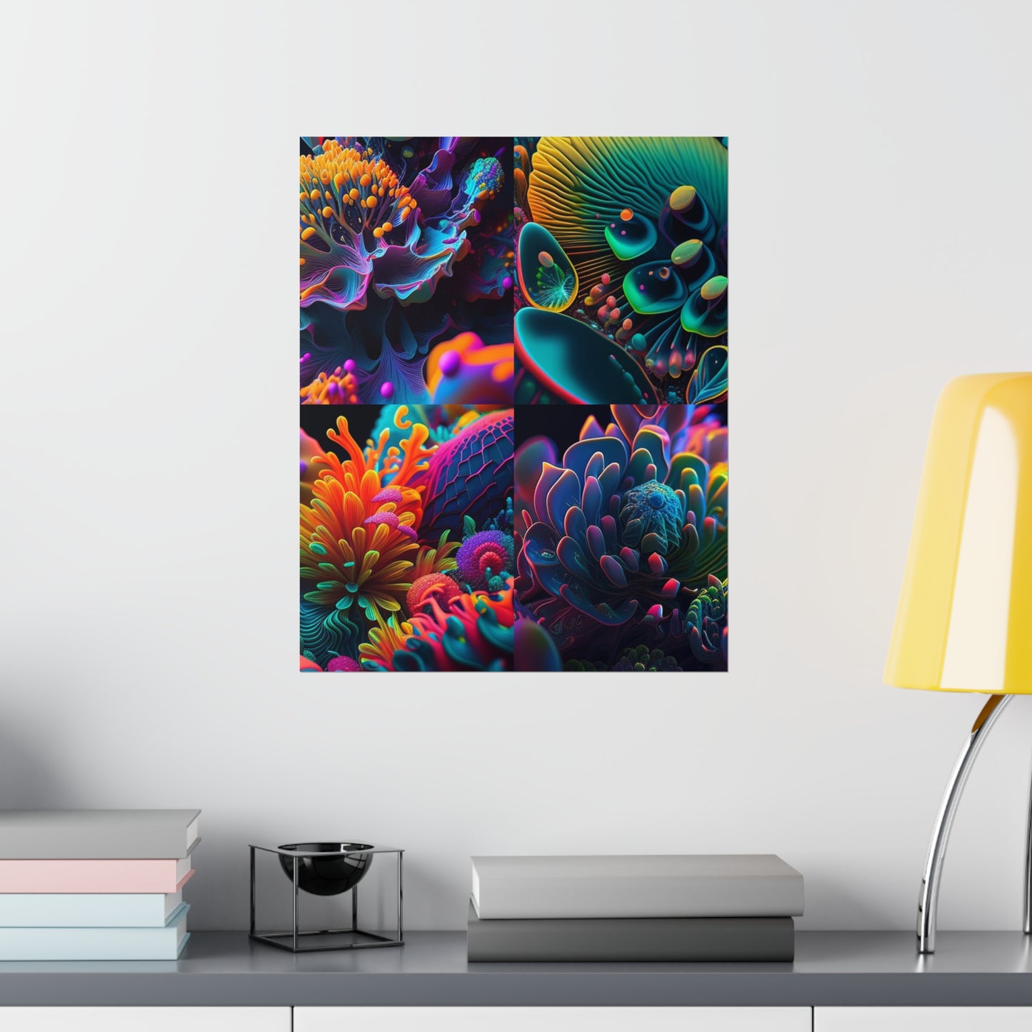 Premium Matte Vertical Posters Ocean Life Macro 5