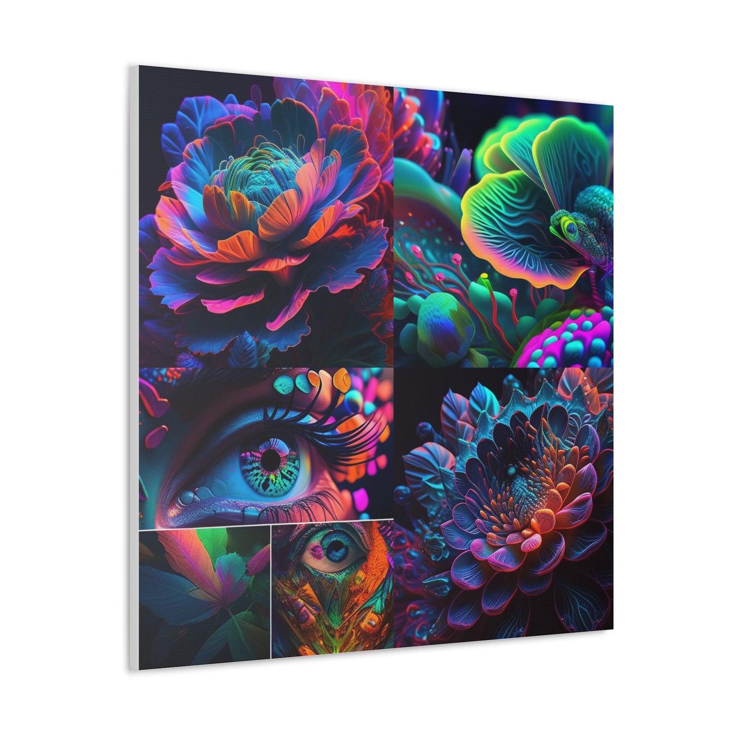 Canvas Gallery Wraps Neon Florescent Glow