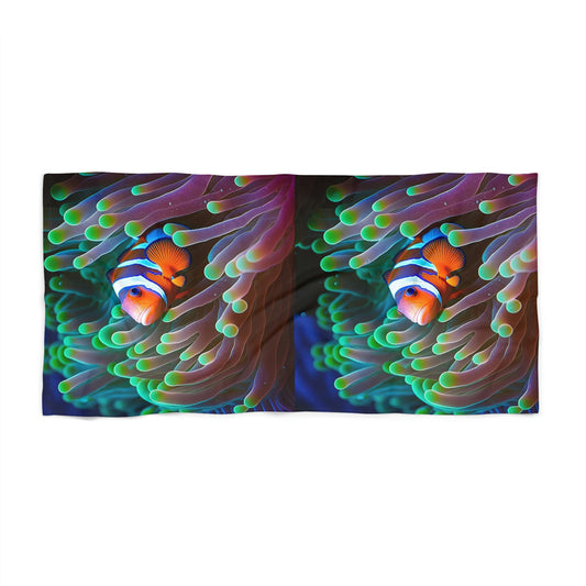 Beach Towel Clownfish Anemone 4