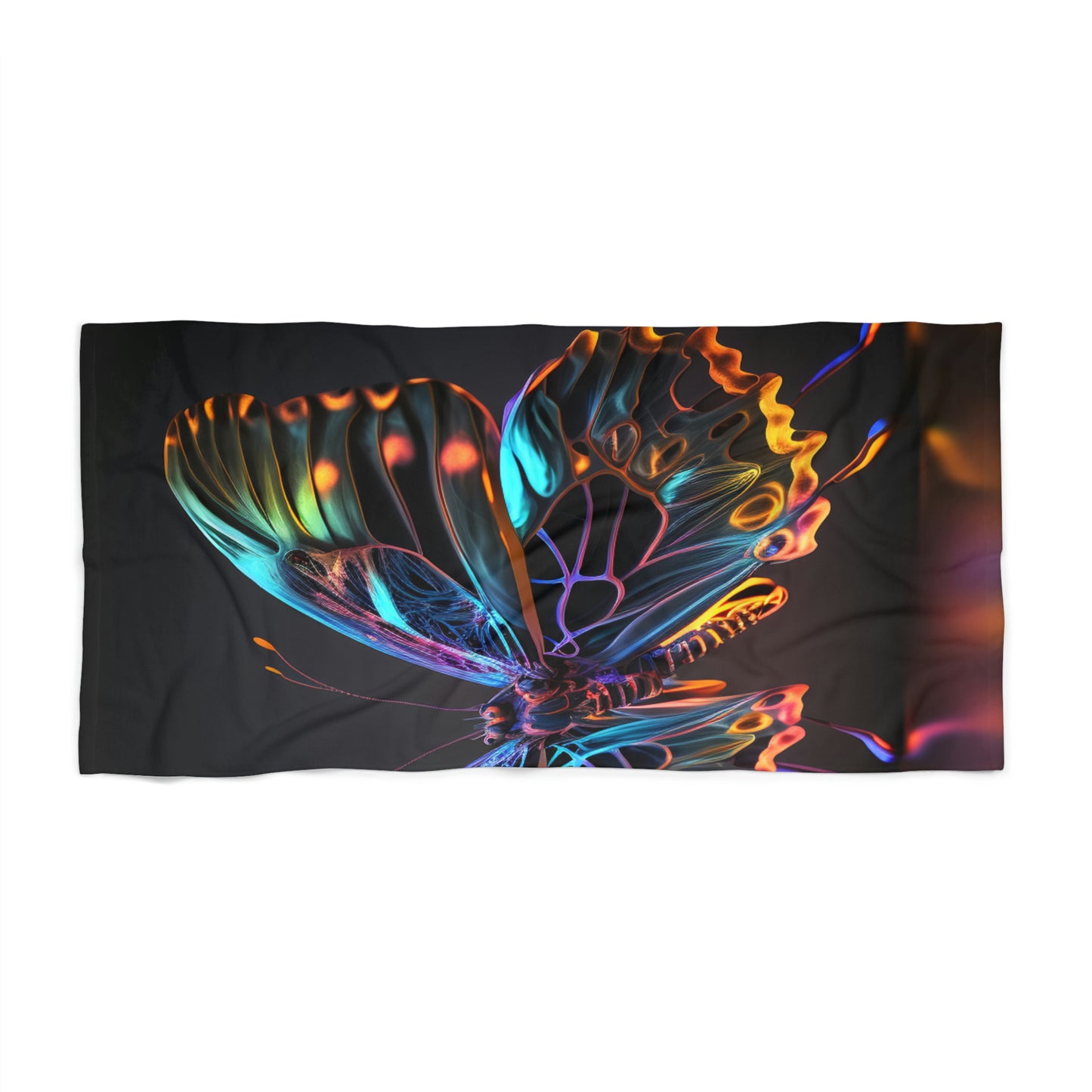 Beach Towel Butterfly Color Neon 2