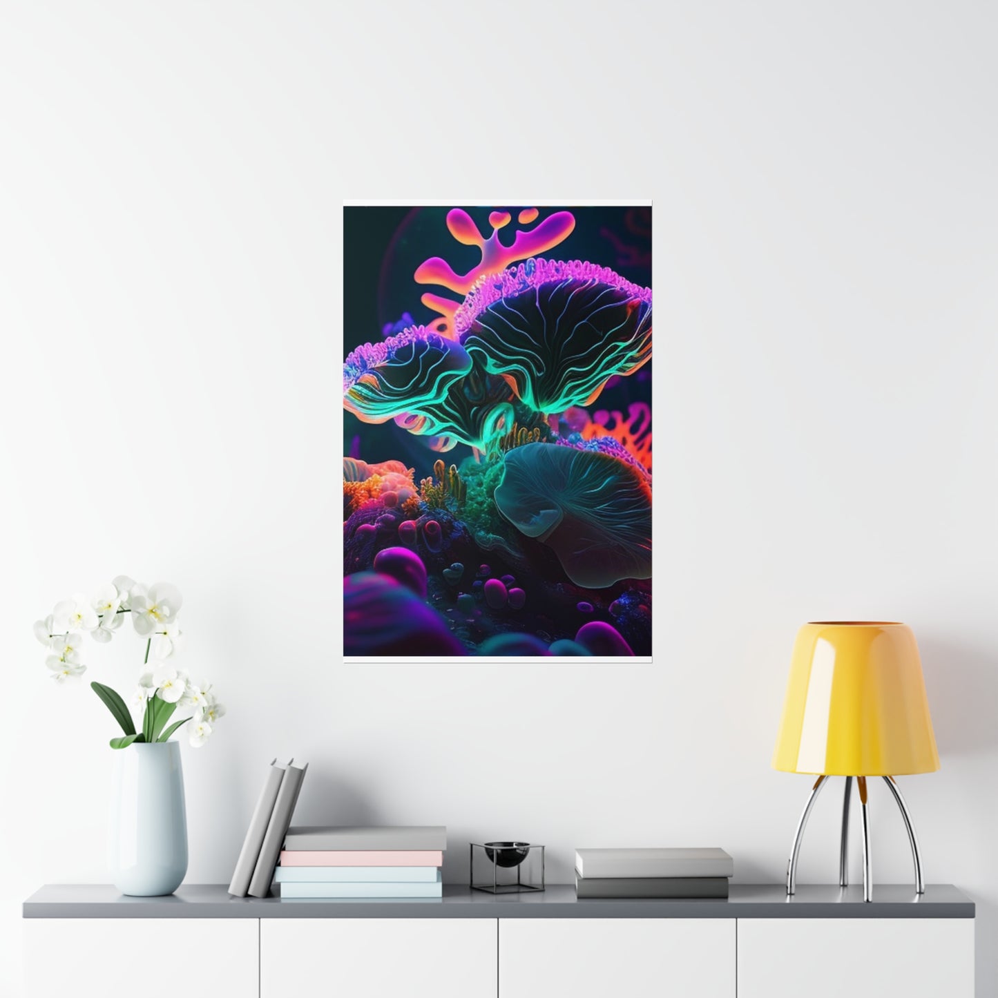 Premium Matte Vertical Posters Macro Coral Reef 4