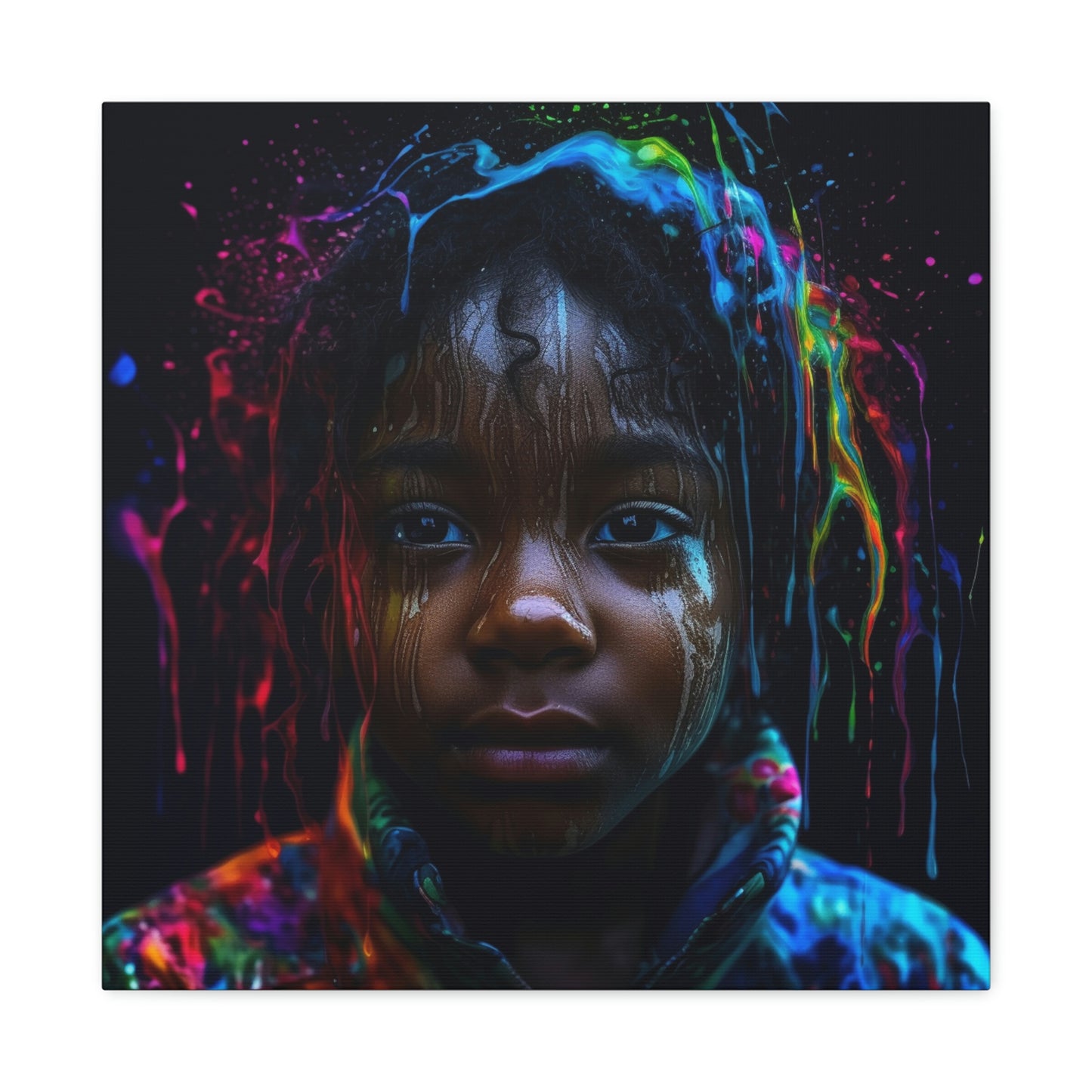 Canvas Gallery Wraps Kid Color Rain 4