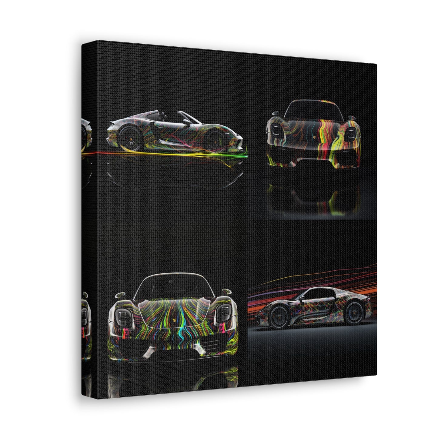 Canvas Gallery Wraps Porsche Line 4 pack