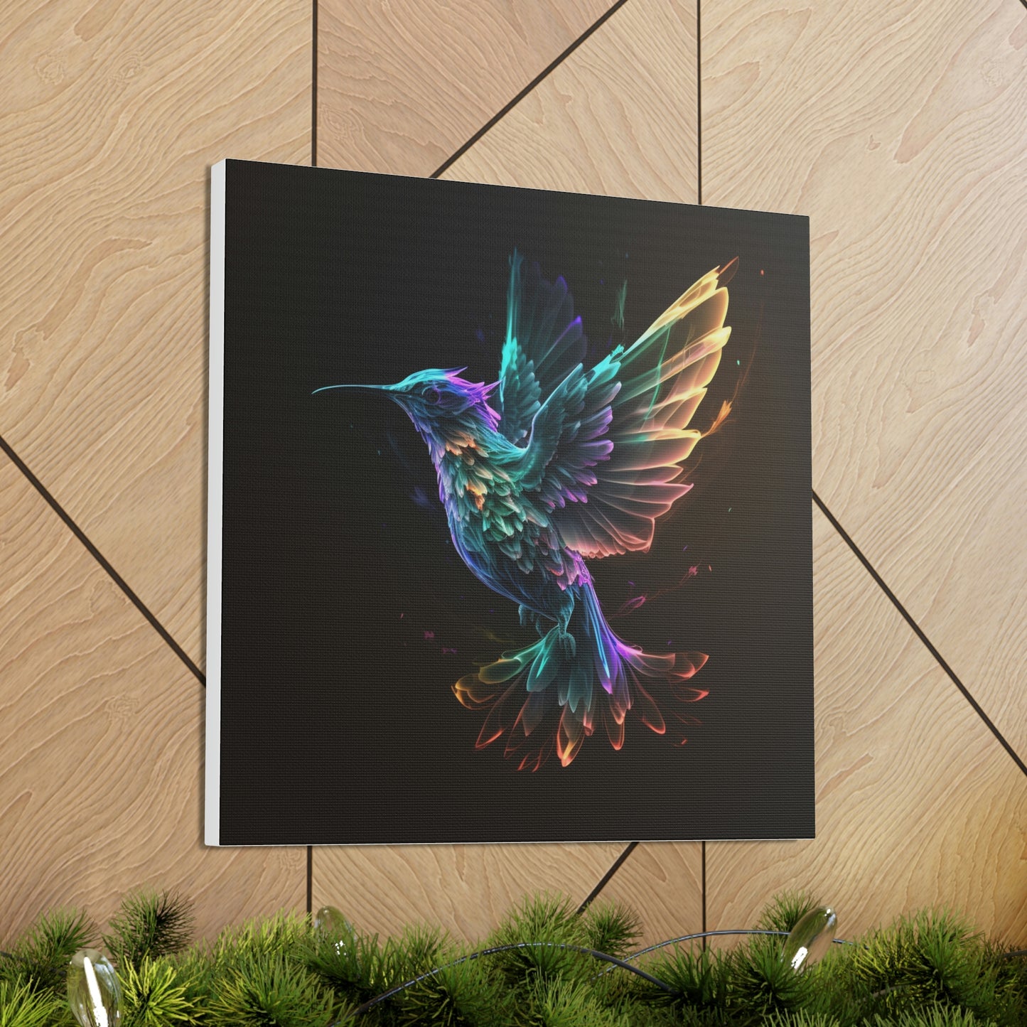 Hummingbird florescent glow