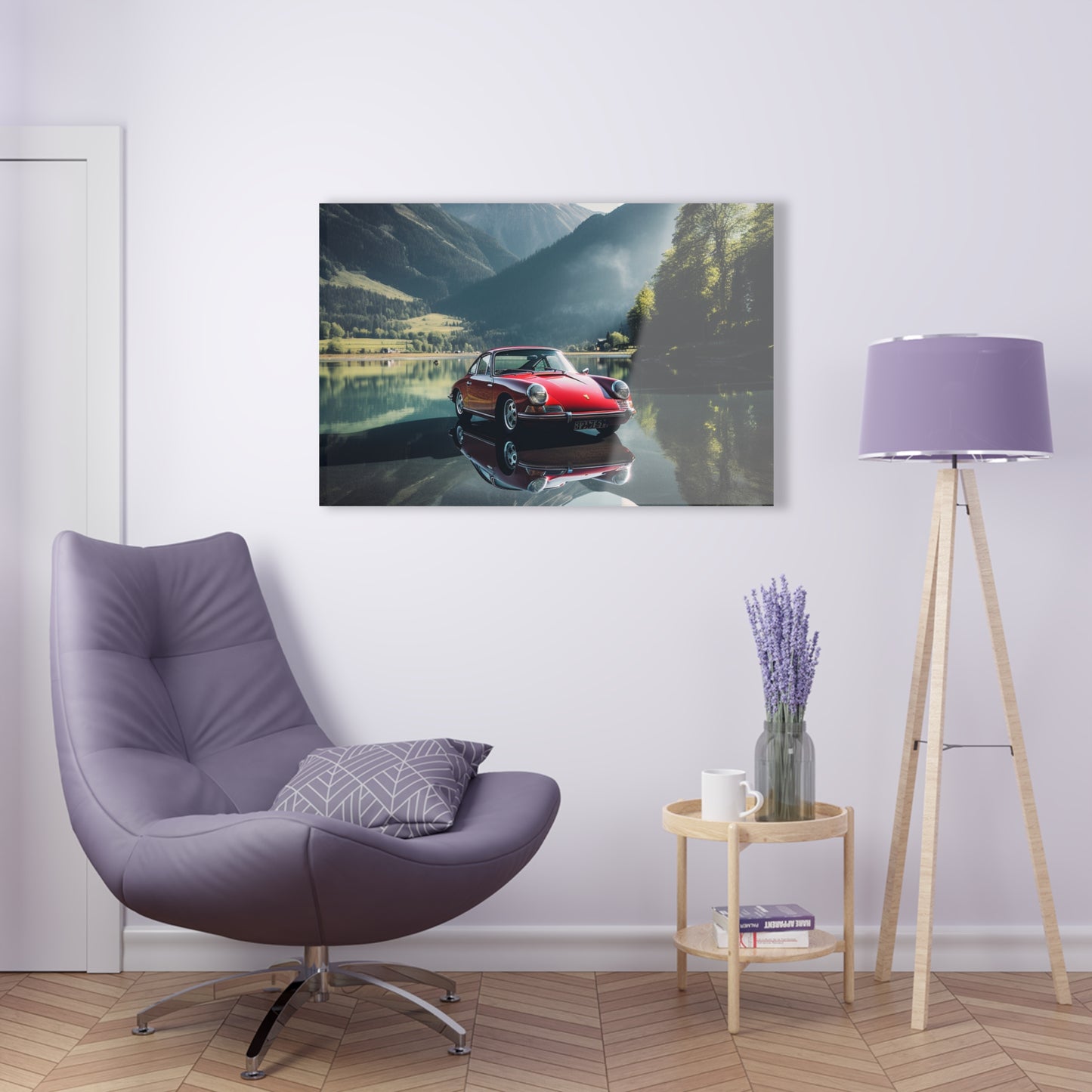 Acrylic Prints Porsche Lake 3