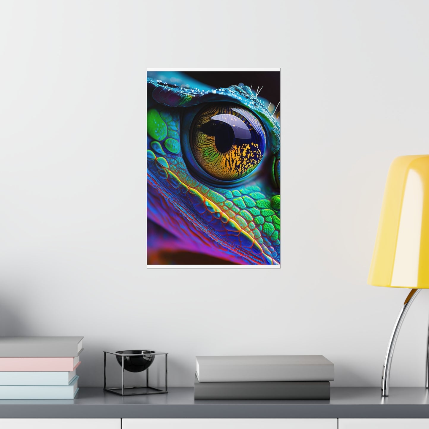 Premium Matte Vertical Posters Macro Eye Photo 4