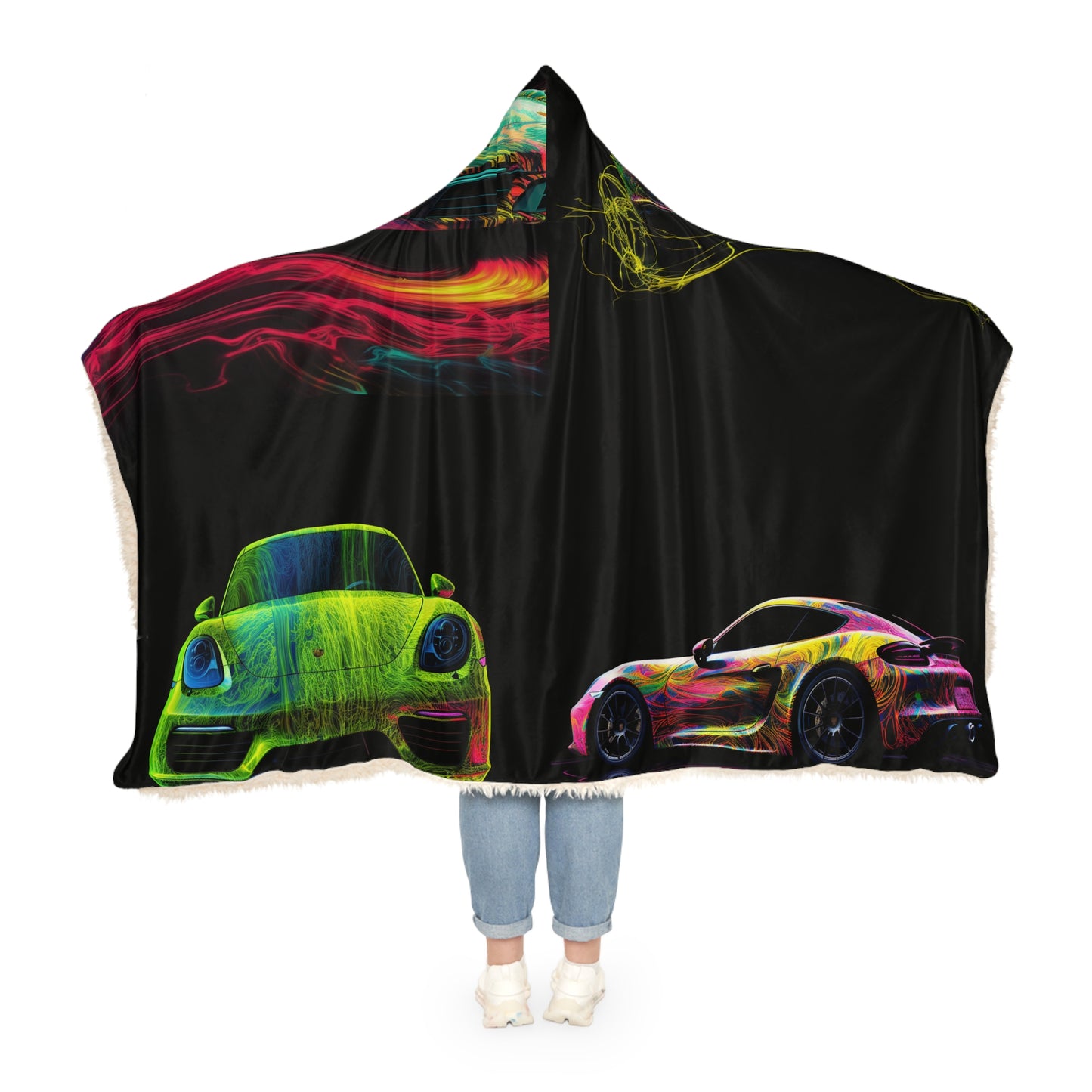 Snuggle Hooded Blanket Porsche Flair 5