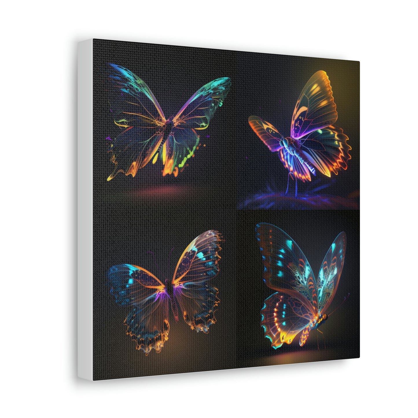 butterfly neon glow