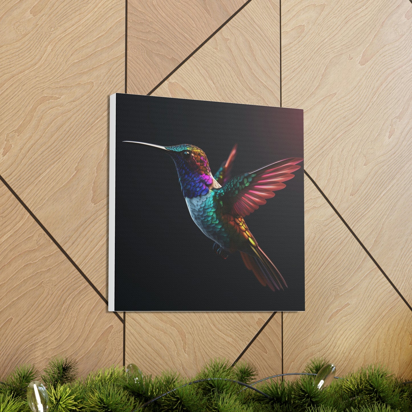 colorful hummingbird real look