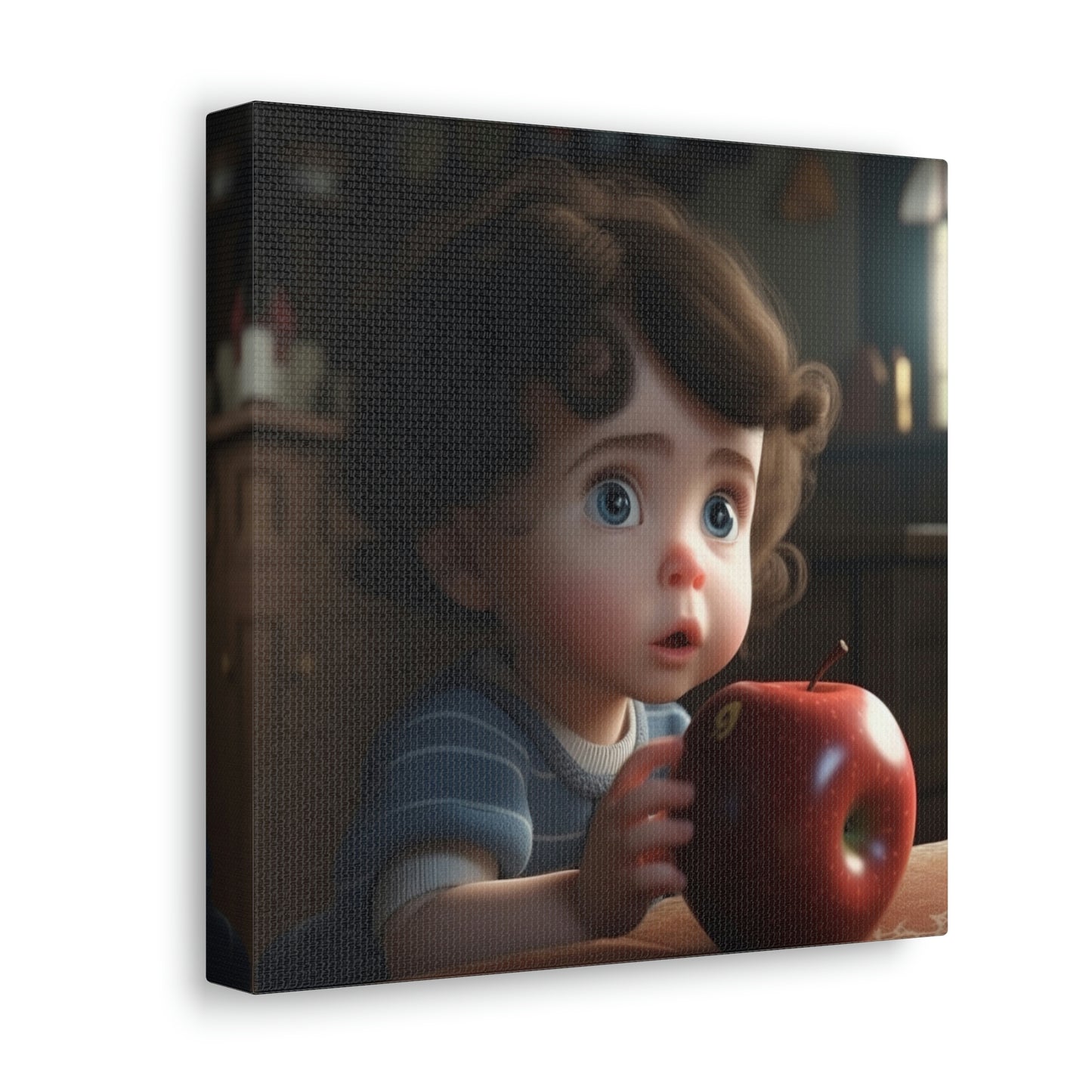 Canvas Gallery Wraps Girl Apple 4