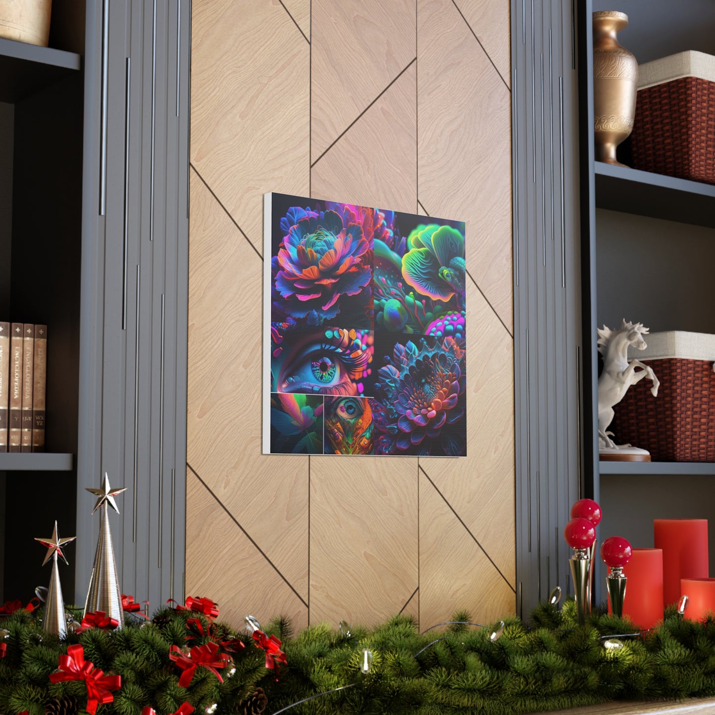 Canvas Gallery Wraps Neon Florescent Glow