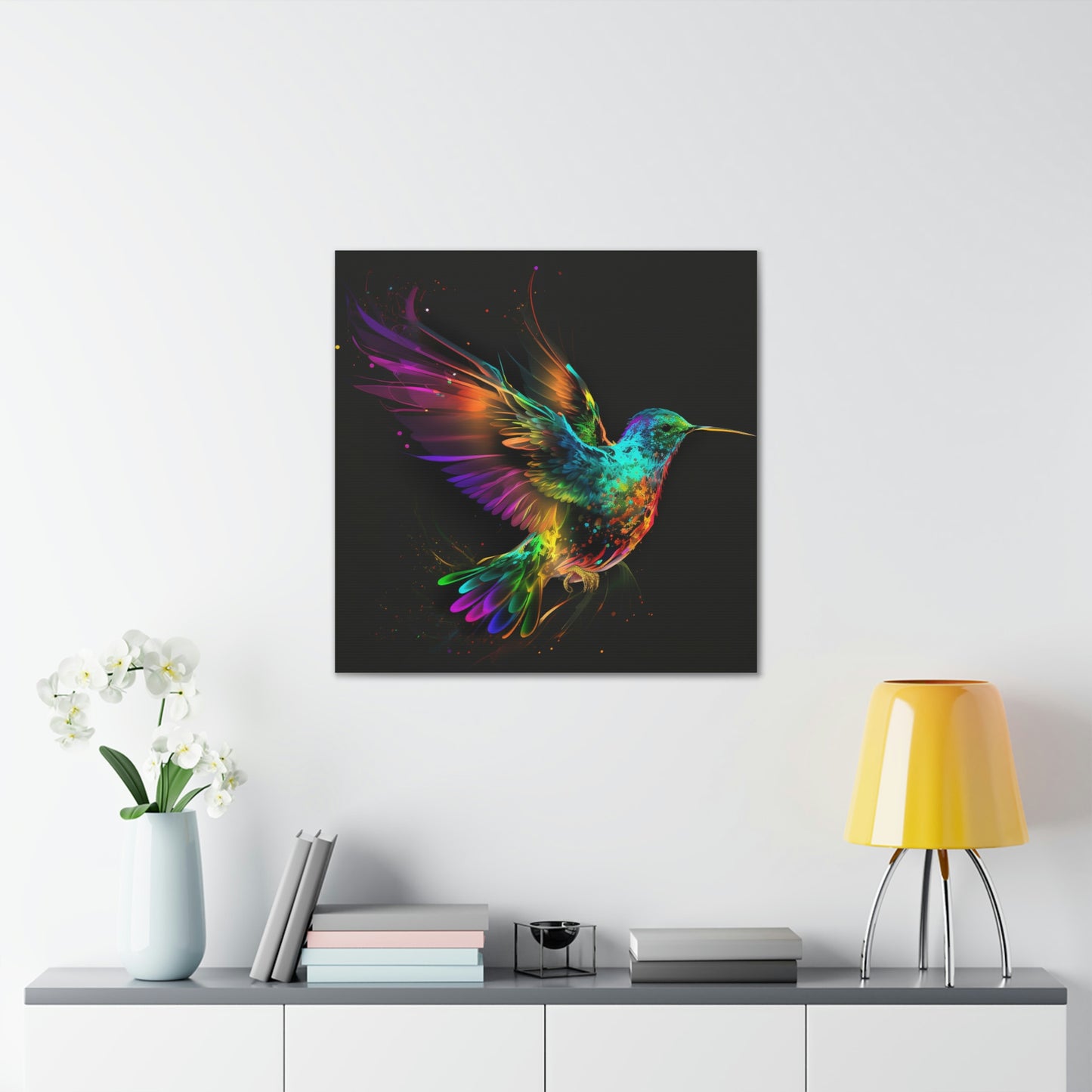 Hummingbird florescent glow