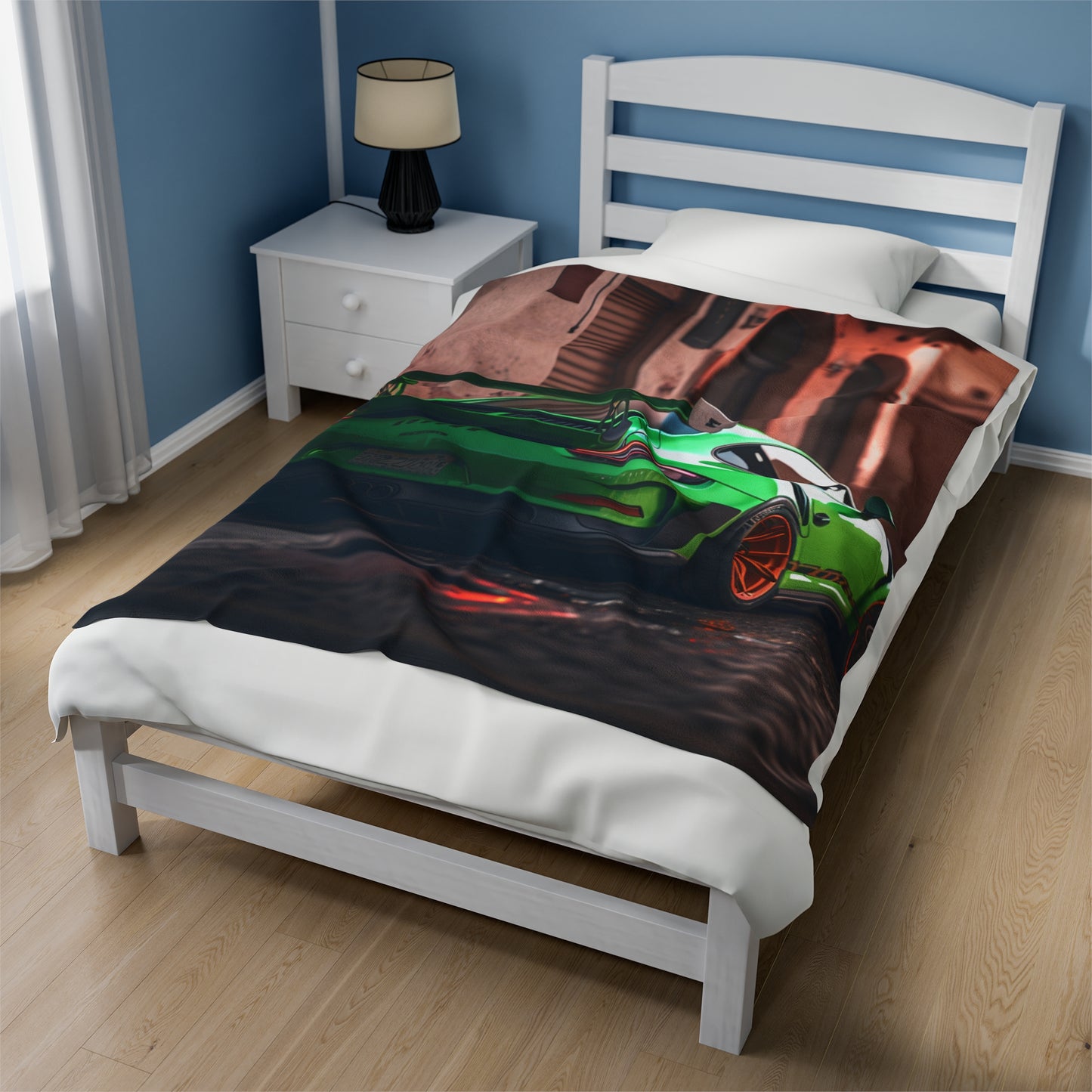 Velveteen Plush Blanket porsche 911 gt3 1