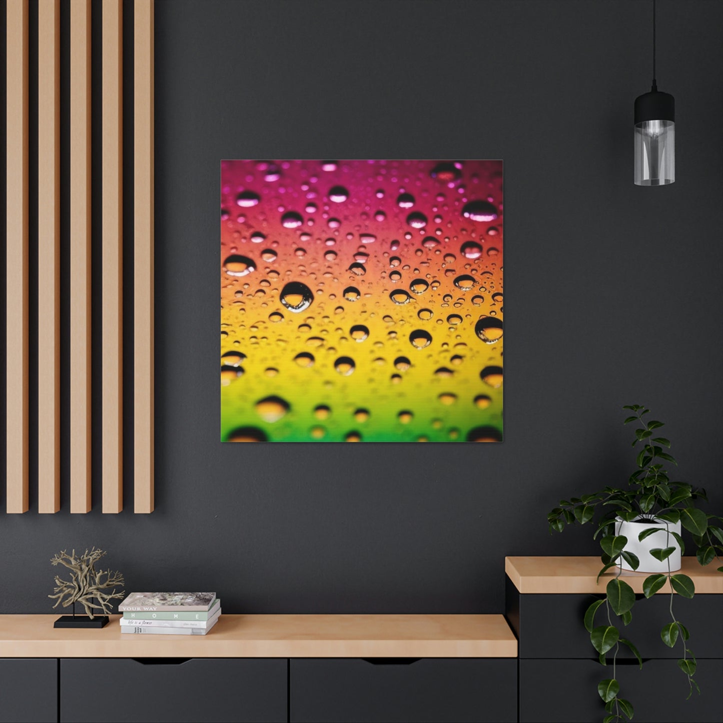 Canvas Gallery Wraps Water Drops