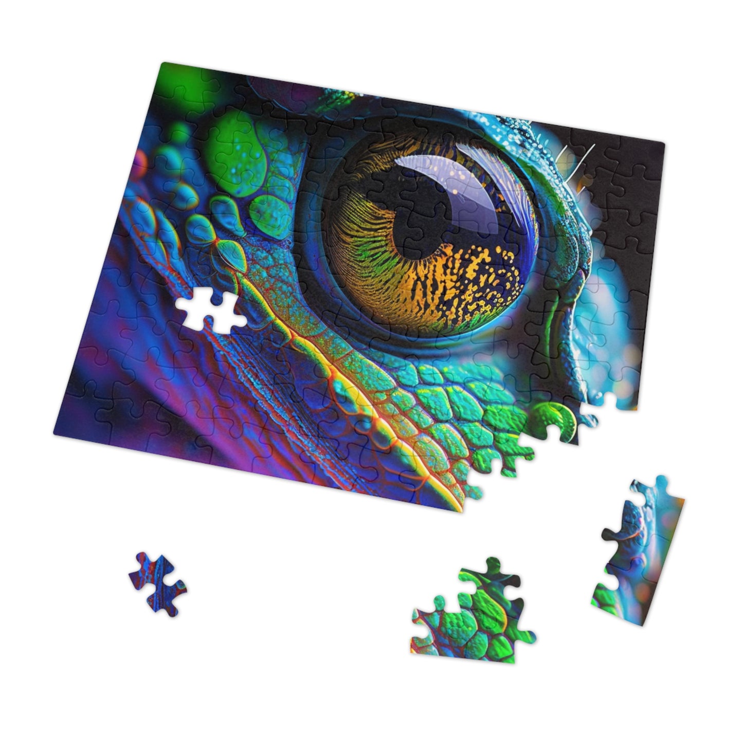 Jigsaw Puzzle (30, 110, 252, 500,1000-Piece) Macro Eye Photo 4