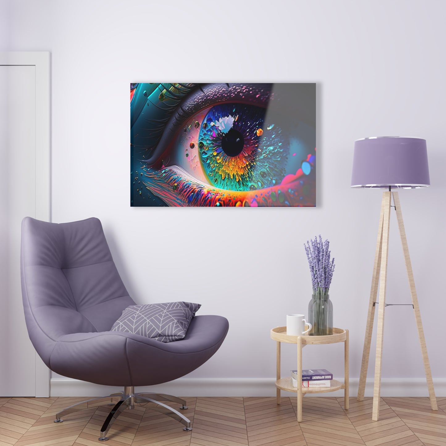 Acrylic Prints Macro Eye Photo 3