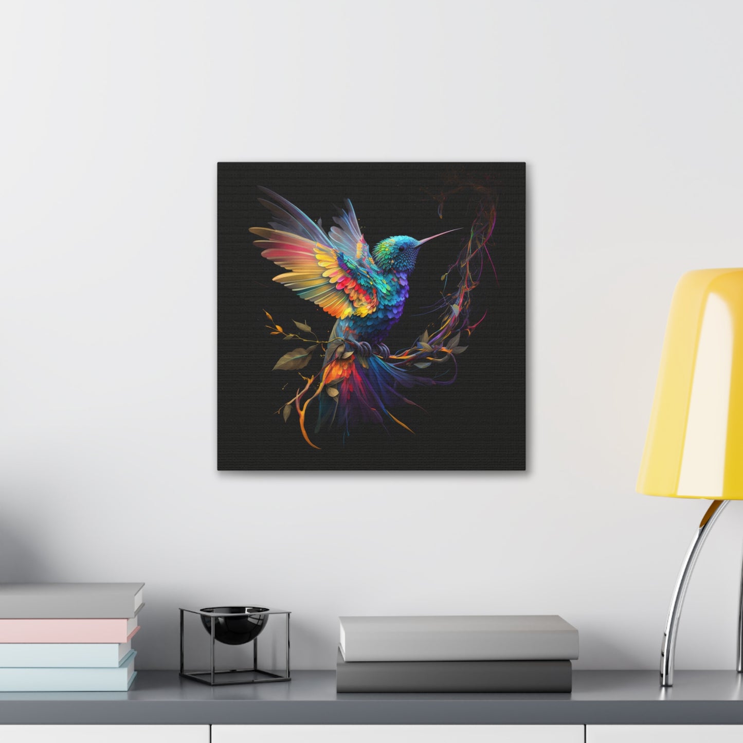 Colorful hummingbird flair