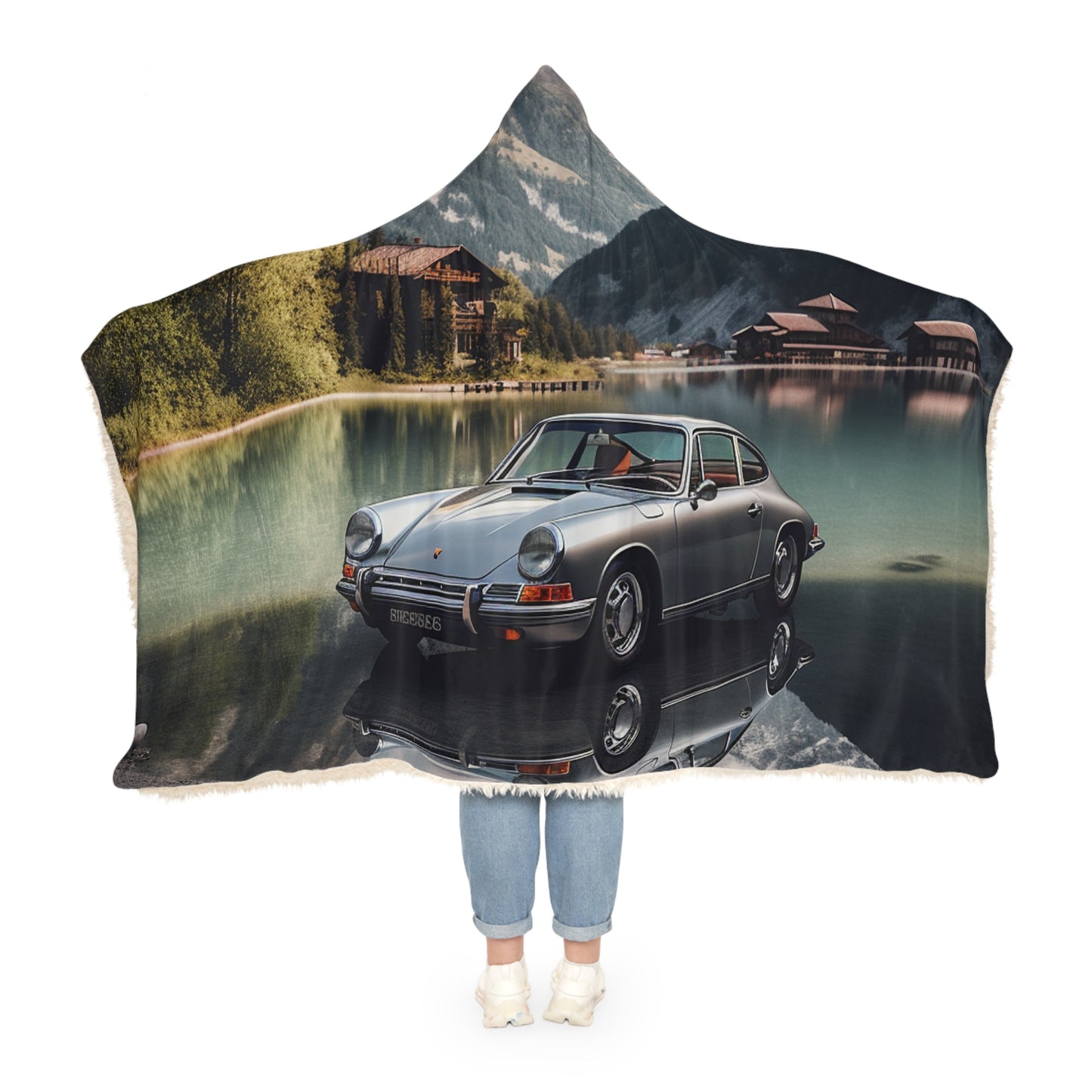 Snuggle Hooded Blanket Porsche Lake 2