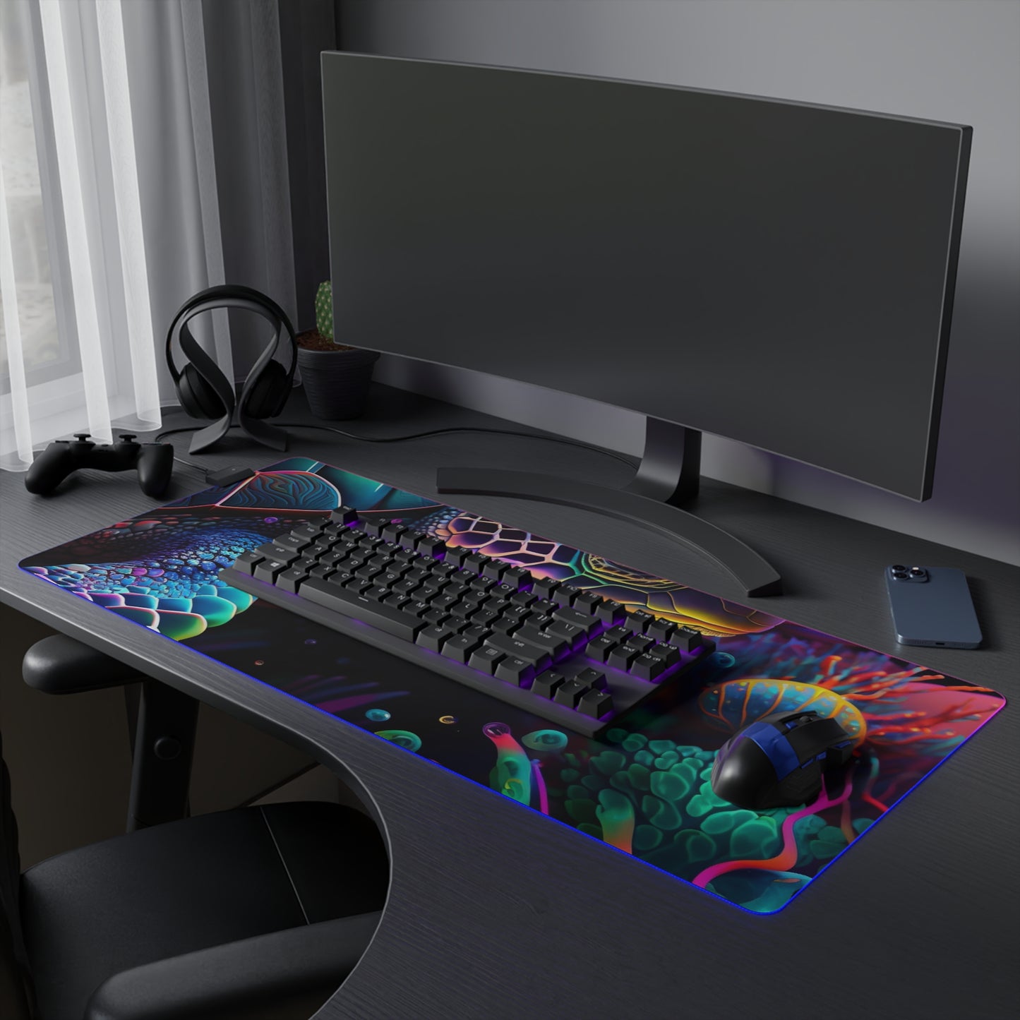 LED Gaming Mouse Pad Macro Sea Life 4