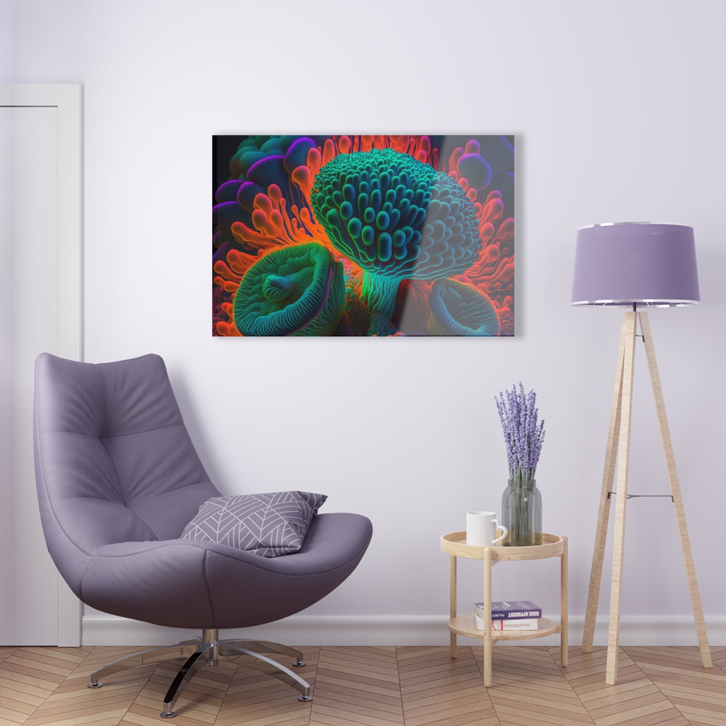 Acrylic Prints Macro Reef Florescent 3