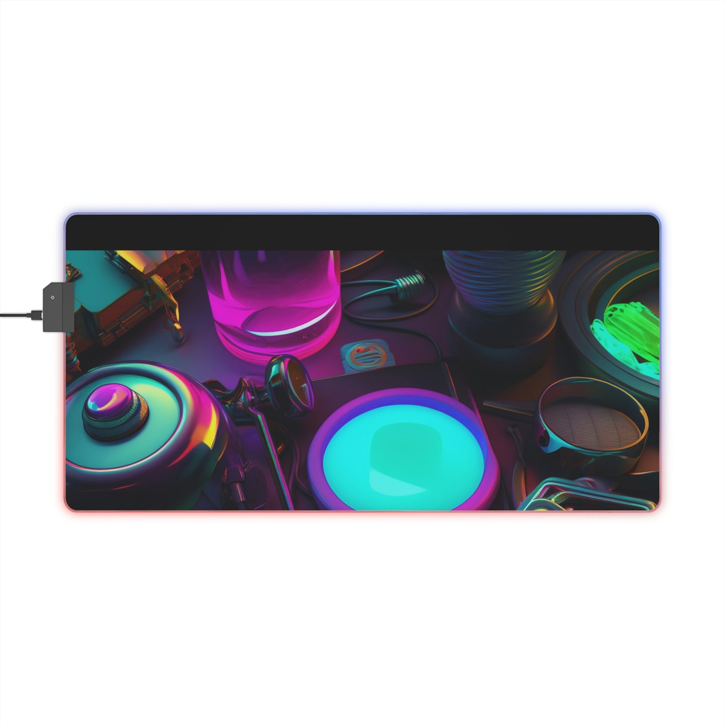 LED Gaming Mouse Pad Neon Glow 4