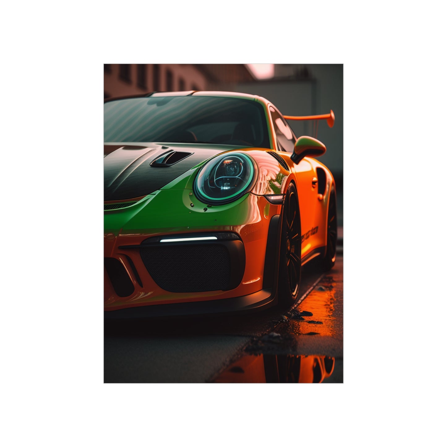 Premium Matte Vertical Posters porsche 911 gt3 2