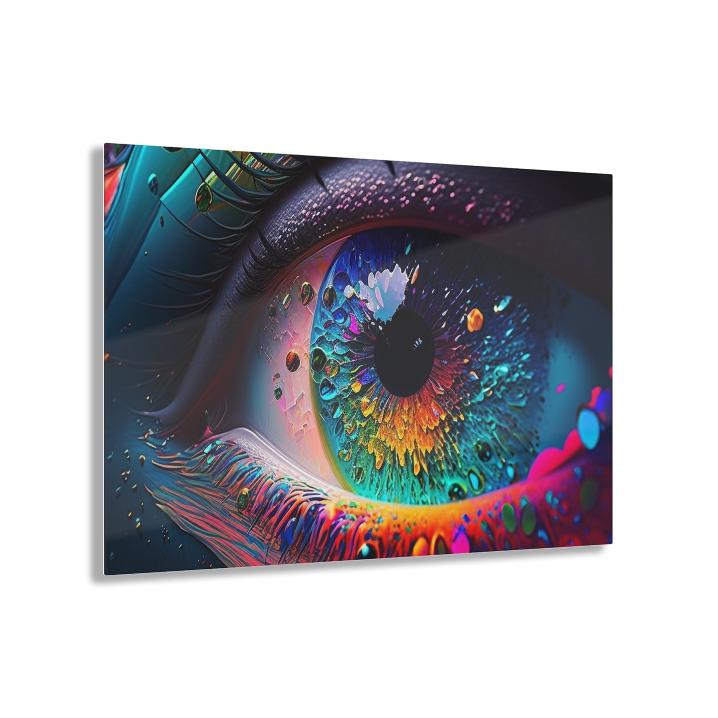 Acrylic Prints Macro Eye Photo 3