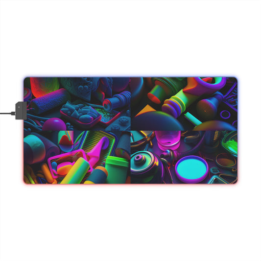 LED Gaming Mouse Pad Neon Glow