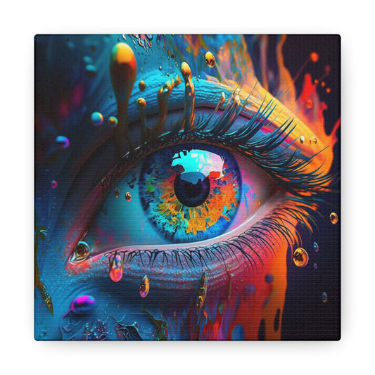Canvas Gallery Wraps Macro Eye Photo 1