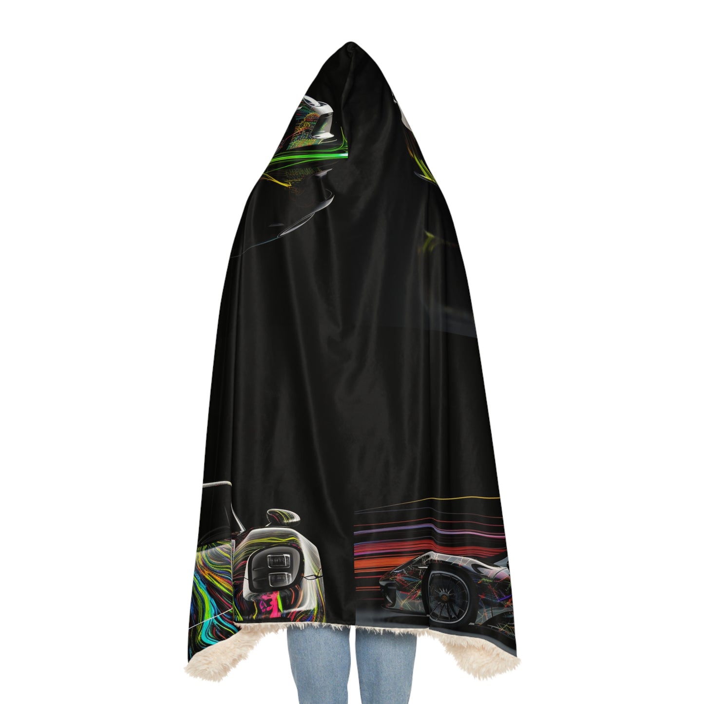 Snuggle Hooded Blanket Porsche Line 5