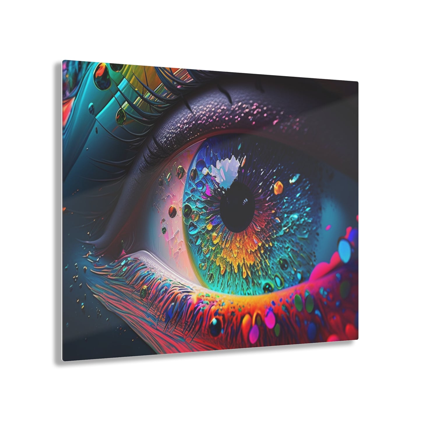 Acrylic Prints Macro Eye Photo 3