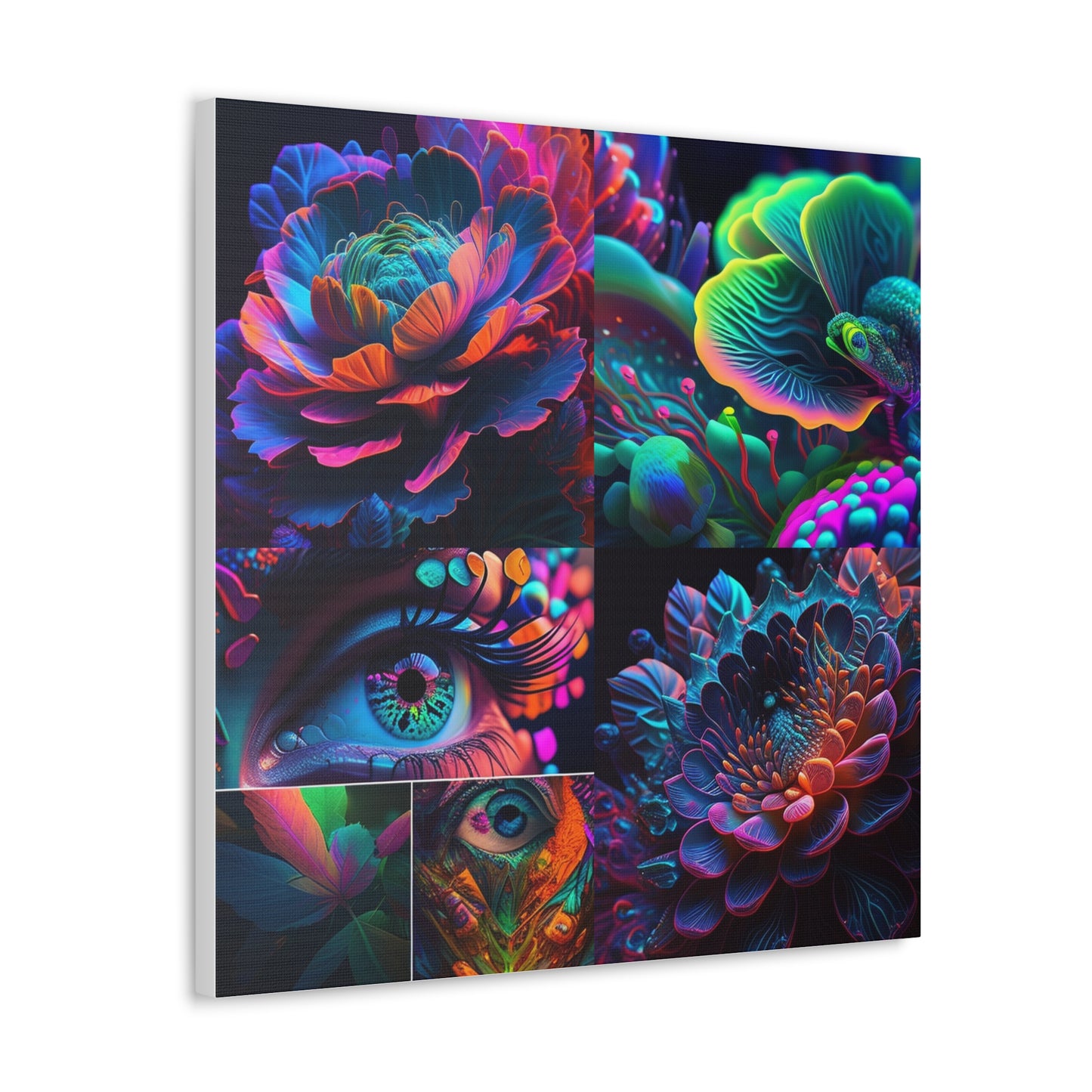Canvas Gallery Wraps Neon Florescent Glow